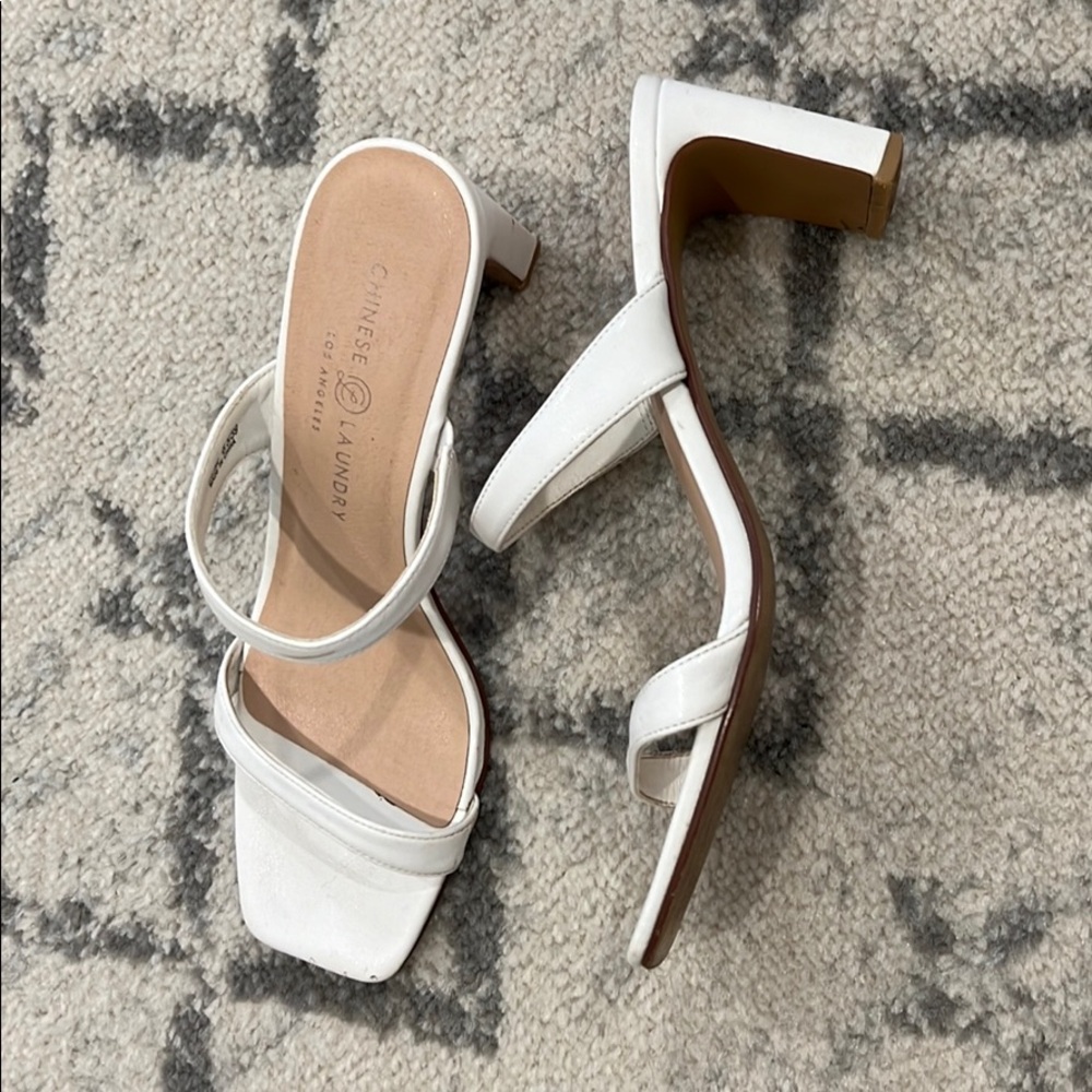 White mini heels!